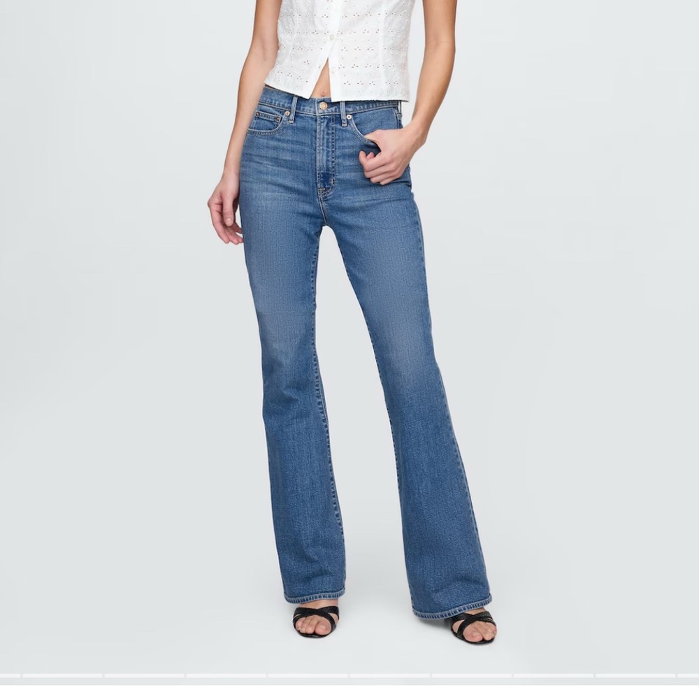 GAP Blue Flare Slim Leg Jeans with Flare bottom